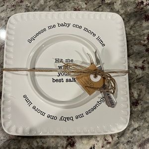 Mud Pie Margarita Plate